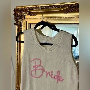 White bride sweater xl